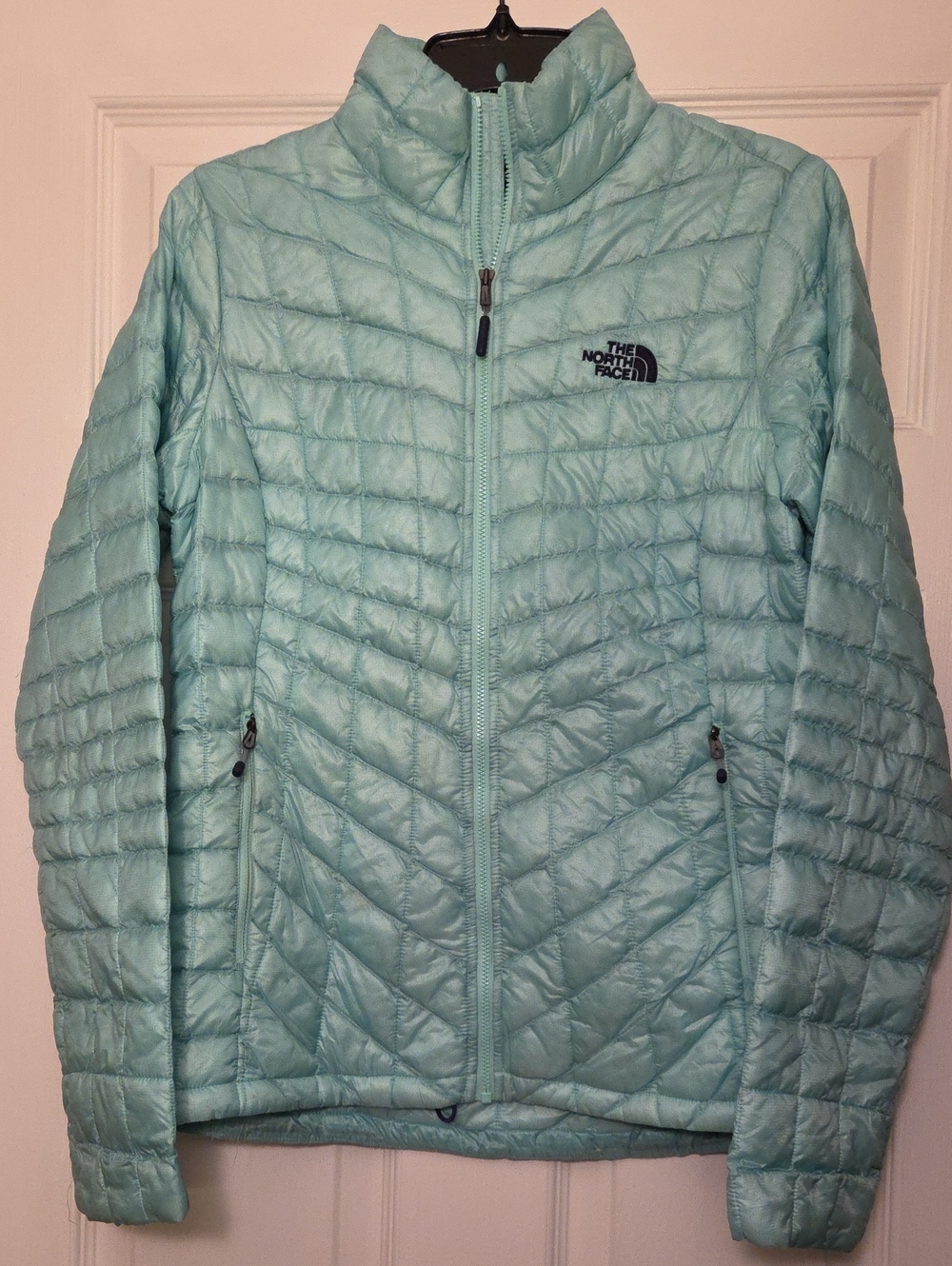 The North Face Women's Light Teal Quilted Packable Puffer Jacket